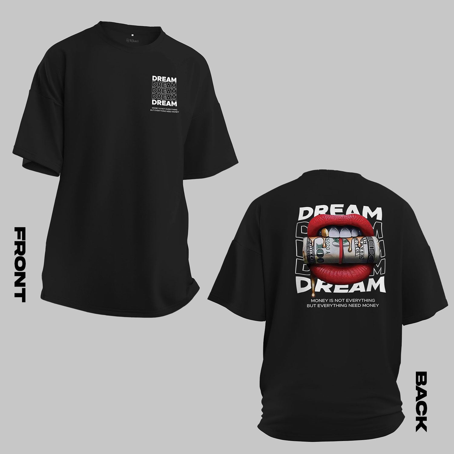 Dream Graphic Printed Oversized T-shirt
