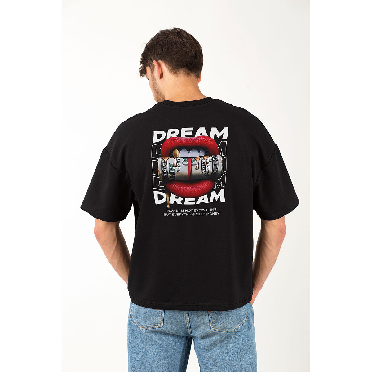 Dream Graphic Printed Oversized T-shirt