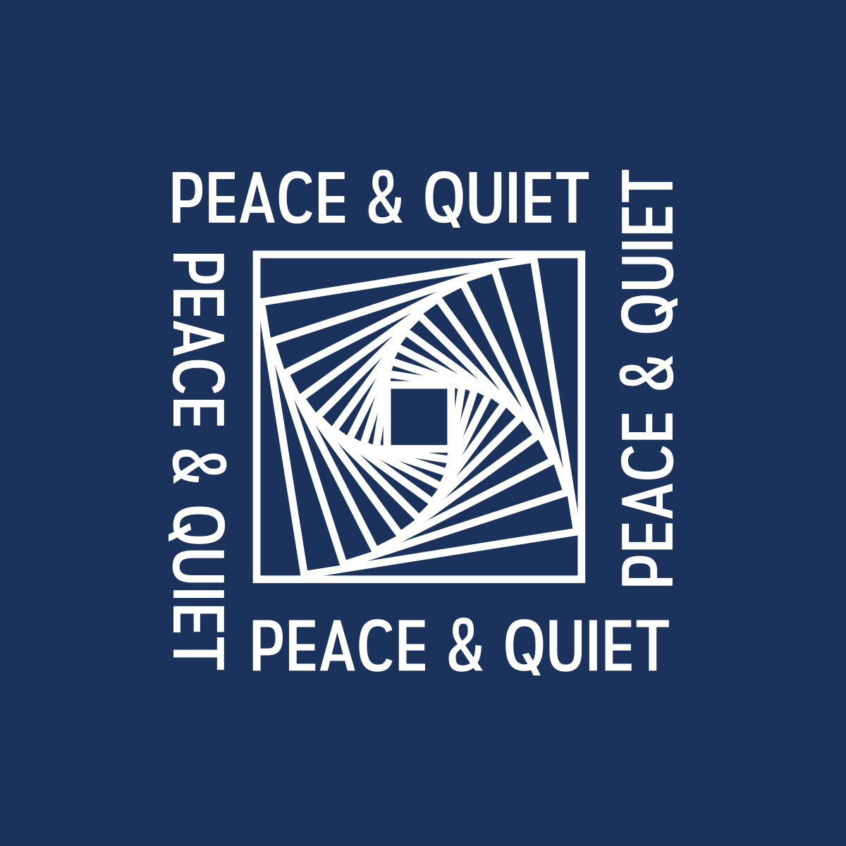 Peace & Quiet Front Graphic Printed Regular T-Shirt