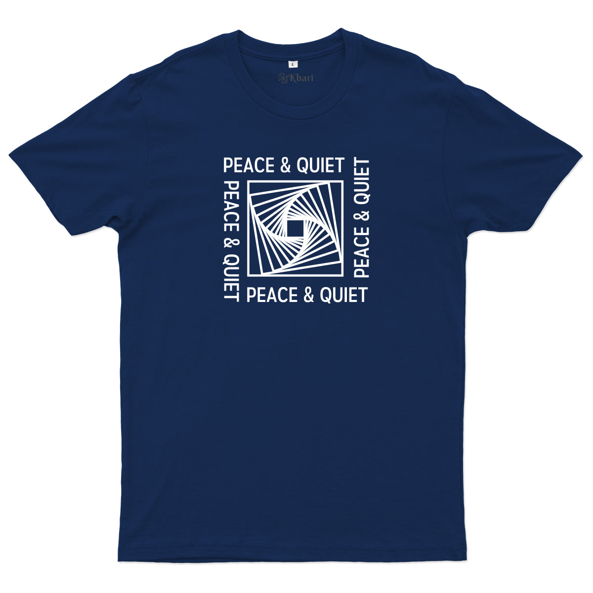 Peace & Quiet Front Graphic Printed Regular T-Shirt