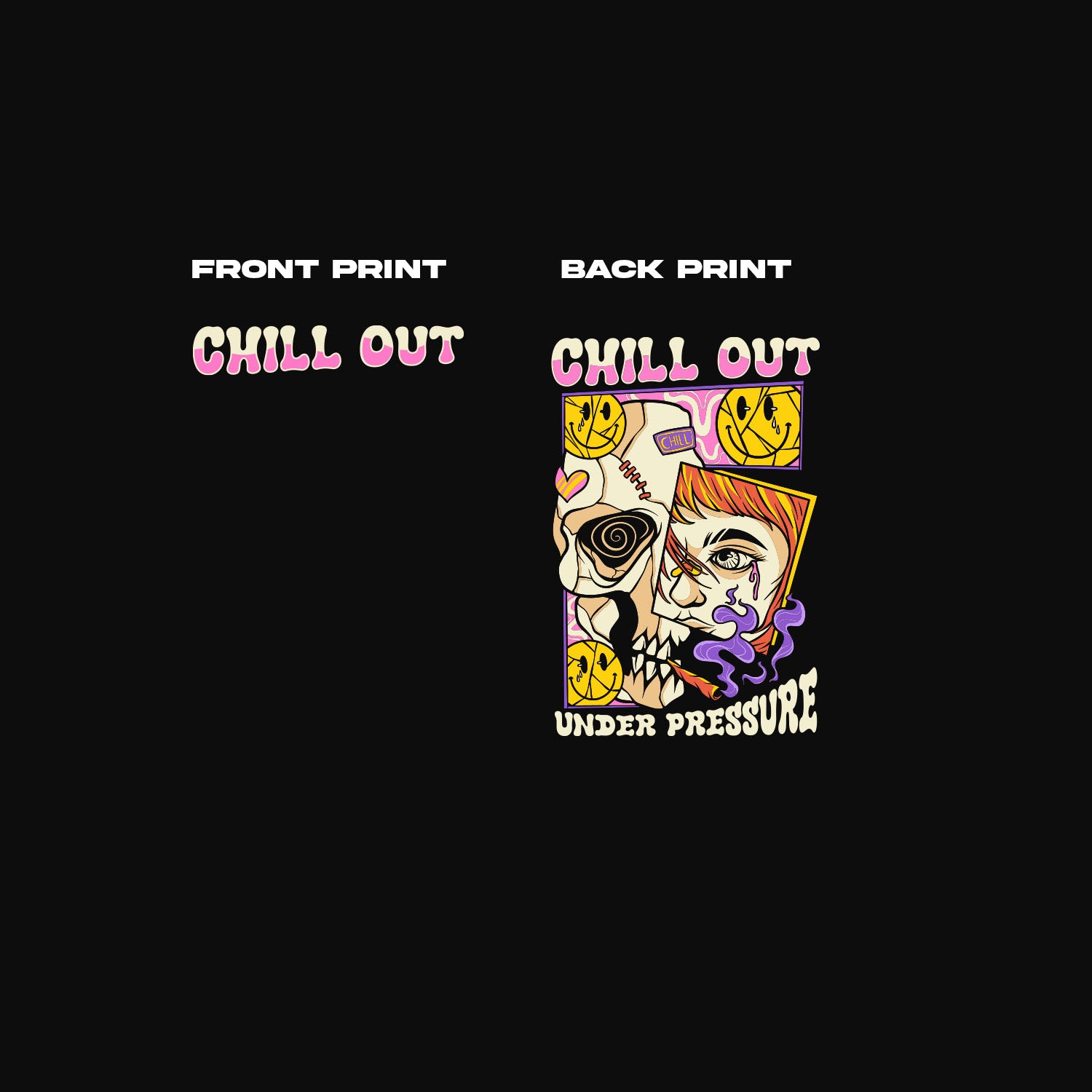Chill Out Graphic Printed Oversized T-shirt