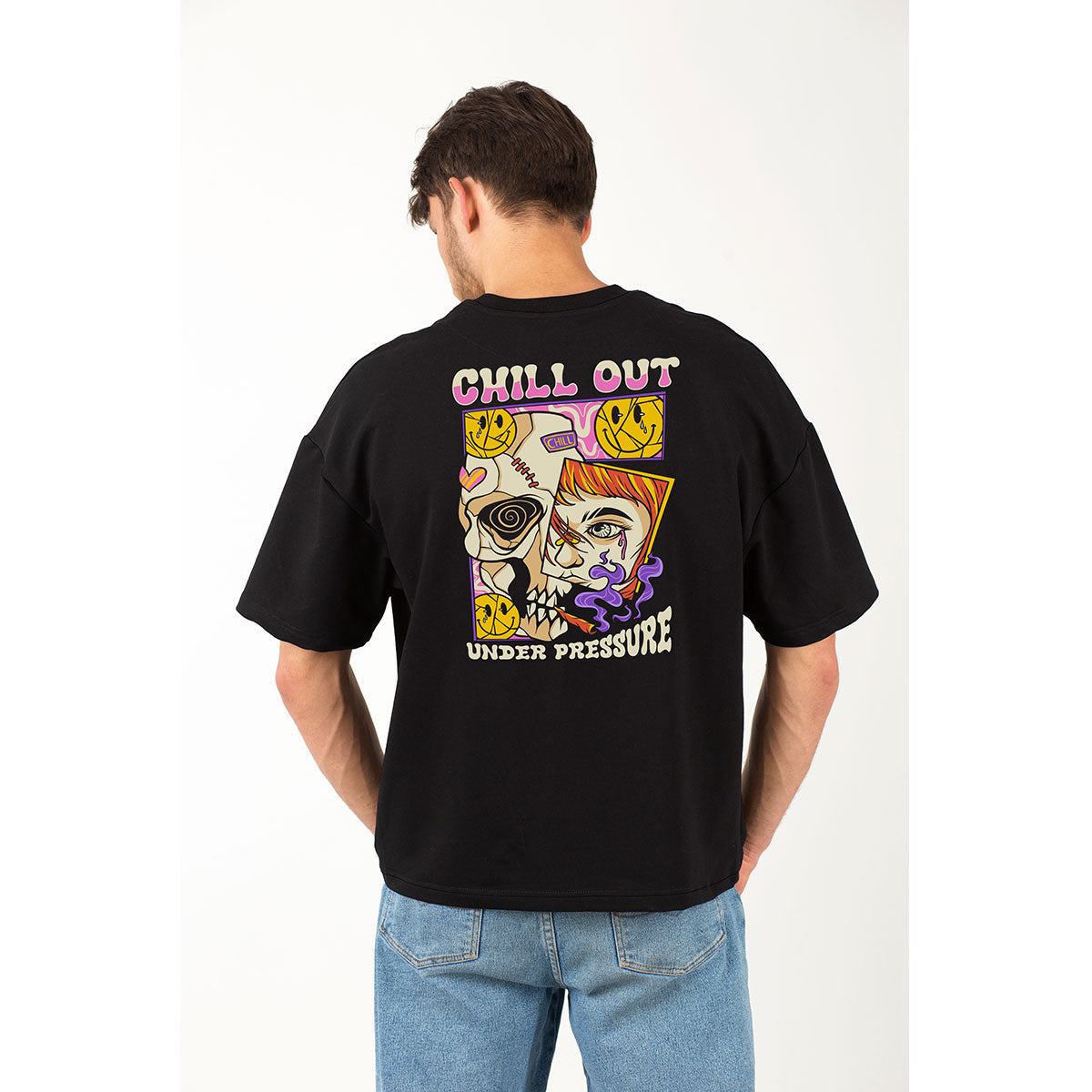 Chill Out Graphic Printed Oversized T-shirt